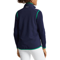 RLX Ralph Lauren Frauentechnologie Terry Full Reißverschluss Golfweste - Französische Marine/Kreuzfahrt Grün