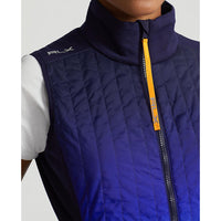 Rlx Ralph Lauren Frauen gesteppt Hybrid Vollzip -Weste - Active Ombre