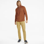 Puma CloudSpun Progress Golf Hoodie - warme Kastanie