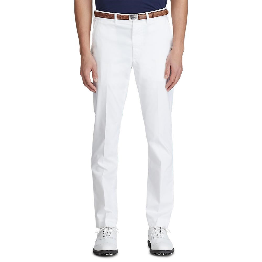 Polo Golf Ralph Lauren maßgeschneiderte Passform Performance Chino - rein weiß