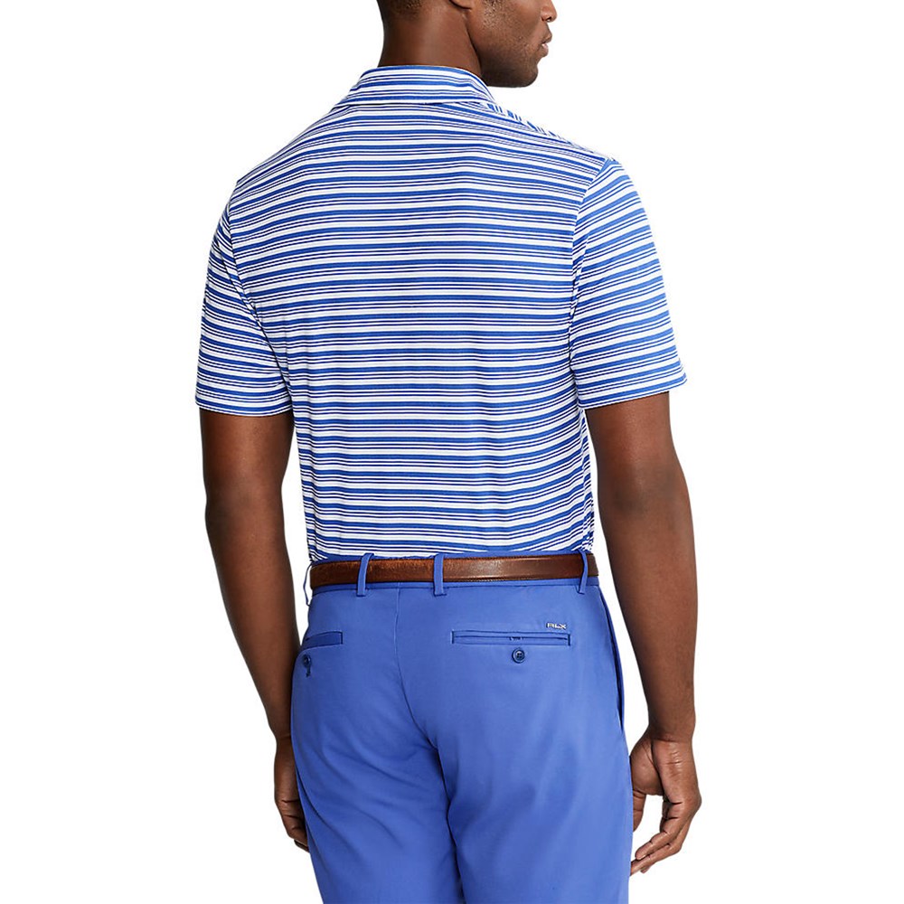 Polo Golf Ralph Lauren Tour Pique Stripe Polo -Hemd - Liberty/Weiß
