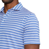 Polo Golf Ralph Lauren Tour Pique Stripe Polo -Hemd - Liberty/Weiß