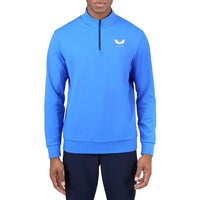 Castore Classic Mock Neck 1/4 Zip - Royal Blue