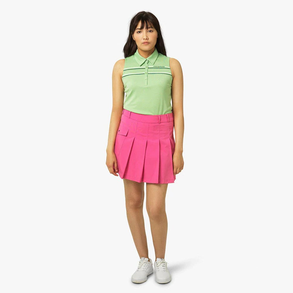 Cross Damen Primus ärmellose Golf Polo - Fichte