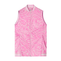Cross Damensturmgolfweste - rosa Zebra