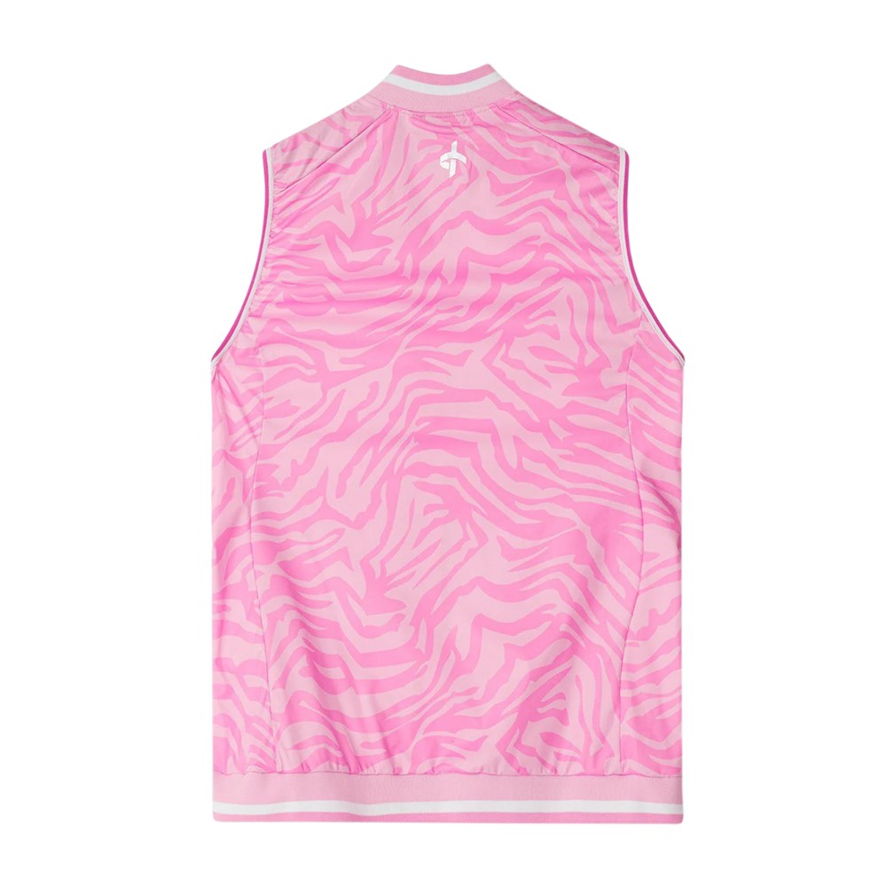 Cross Damensturmgolfweste - rosa Zebra