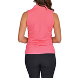 Glenmuir Frauen Jenna ärmelloses Golfhemd - Sorbet