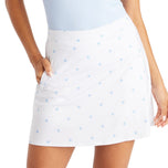 G/Vordere Frauen Mini Stars Tech Trikot A -Line Golf Skort - Schnee