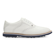 G/Vordertonal Sattel Gallivanter breite Golfschuhe - Schnee/Twilight