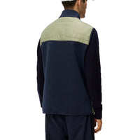 J. Lindeberg Martino Quilt Hybrid Golfweste - Ölgrün