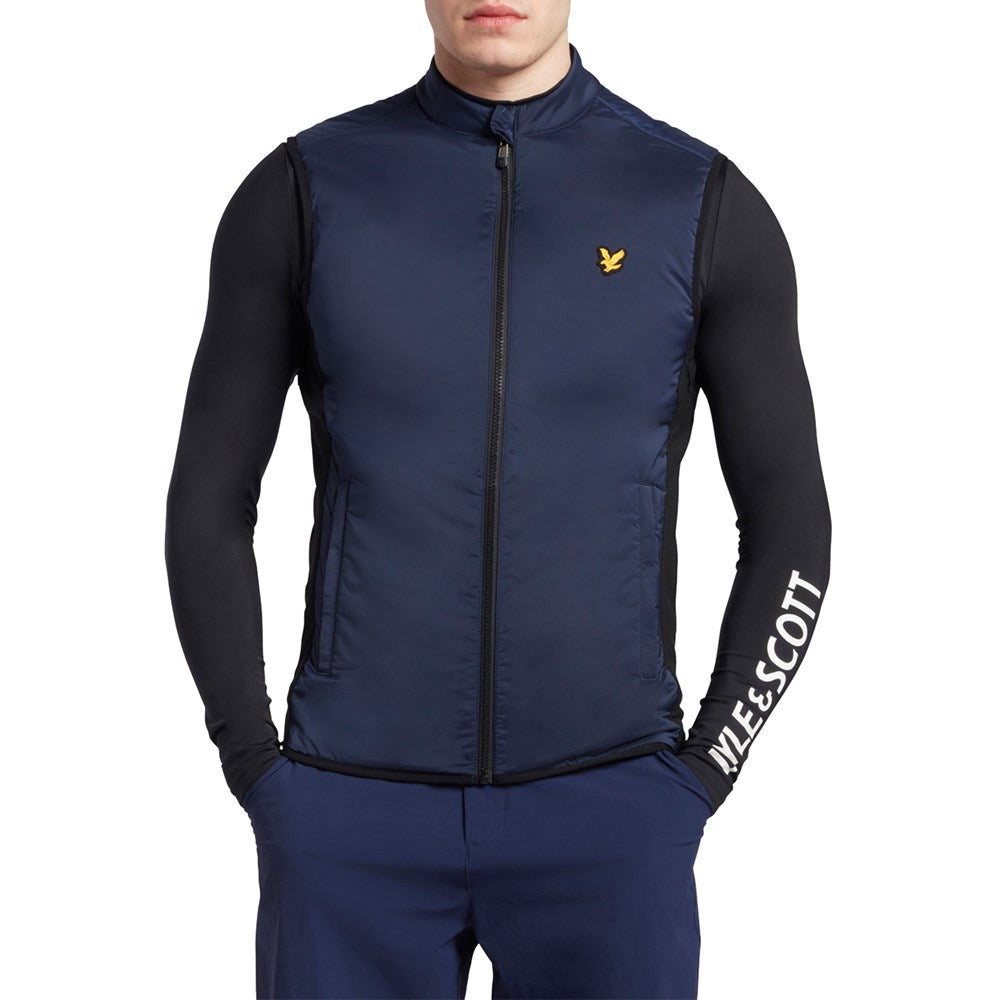 Lyle & Scott Golf wasserdichte Gilet - Marine