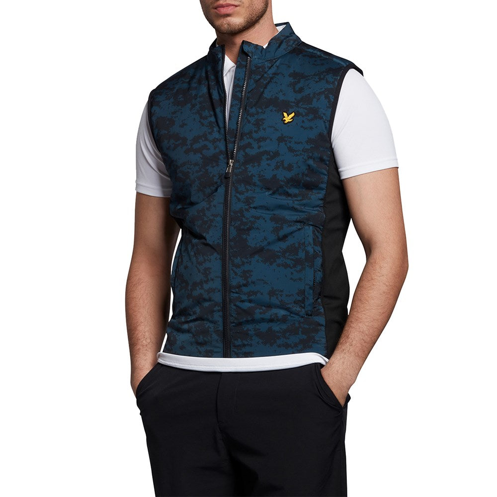Lyle & Scott Seafoam Gilet - Dark Navy / Light Navy
