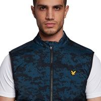 Lyle & Scott Seafoam Gilet - Dark Navy / Light Navy