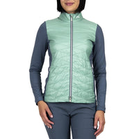 Kjus Frauen -Retention -Golfjacke - Mineral/Stahlblau