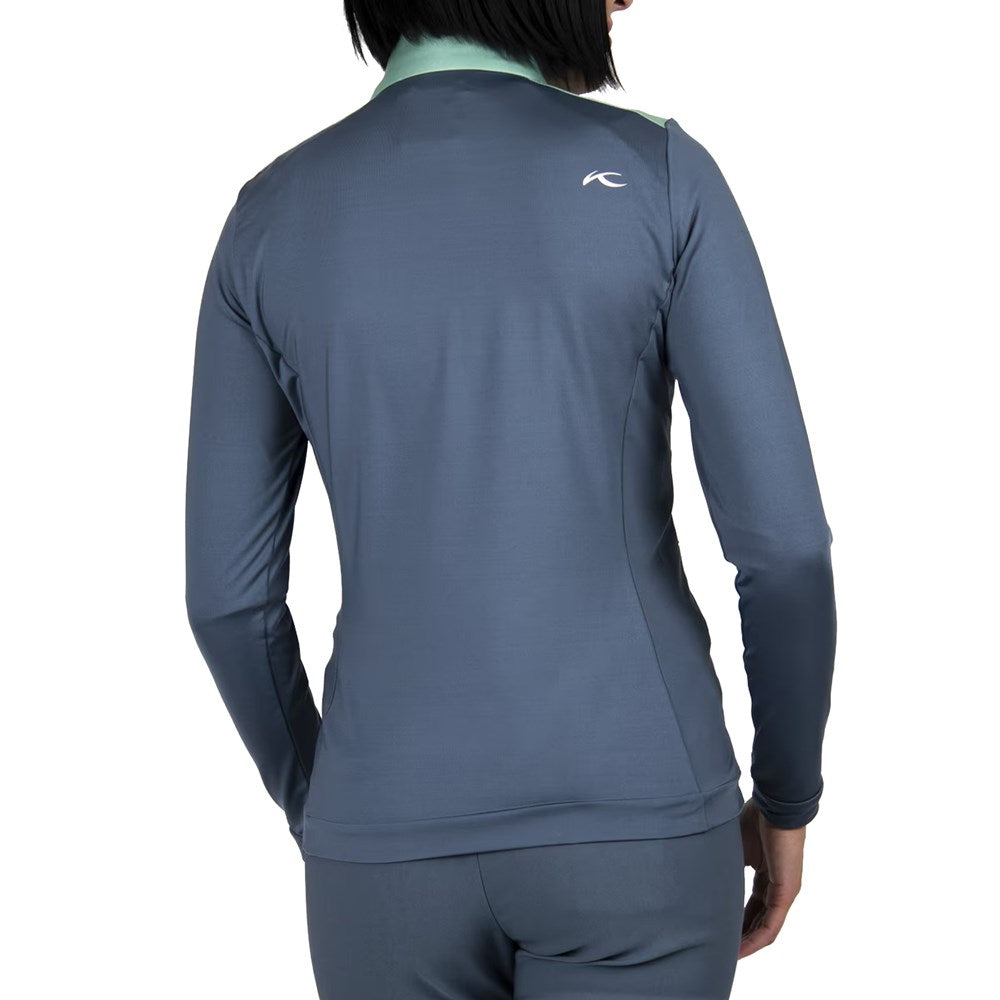Kjus Frauen -Retention -Golfjacke - Mineral/Stahlblau