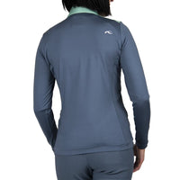 Kjus Frauen -Retention -Golfjacke - Mineral/Stahlblau
