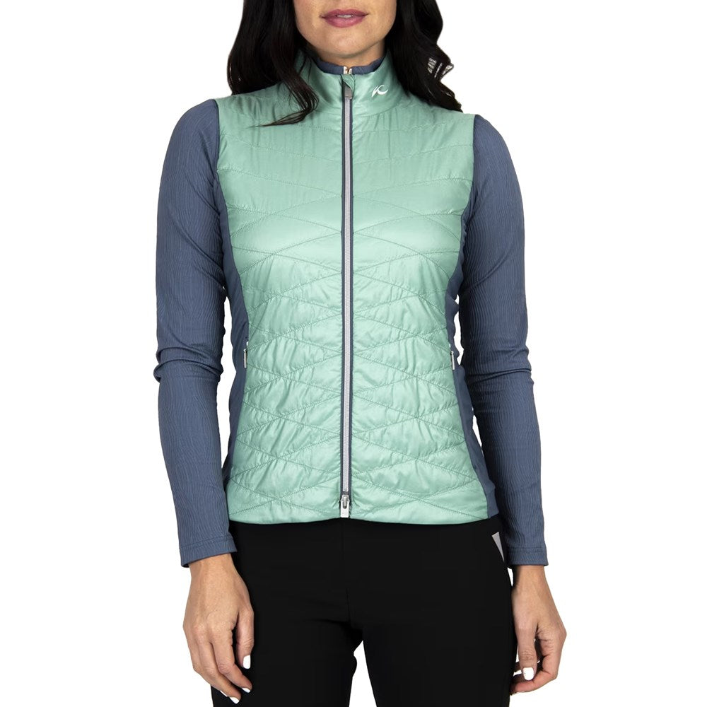 Kjus Frauen -Retention Golfweste - Mineral/Stahlblau