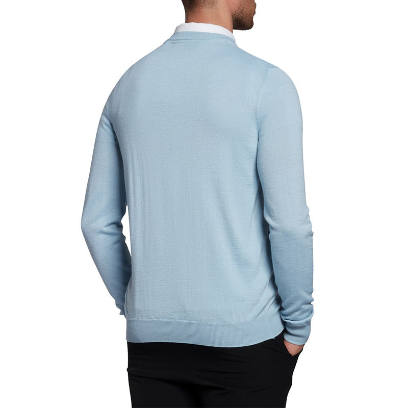 Lyle & Scott Golf Merino Mischung gegen Nackenpullover - Blaues Ufer