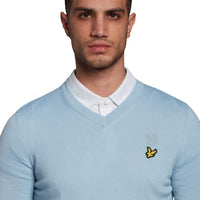 Lyle & Scott Golf Merino Mischung gegen Nackenpullover - Blaues Ufer