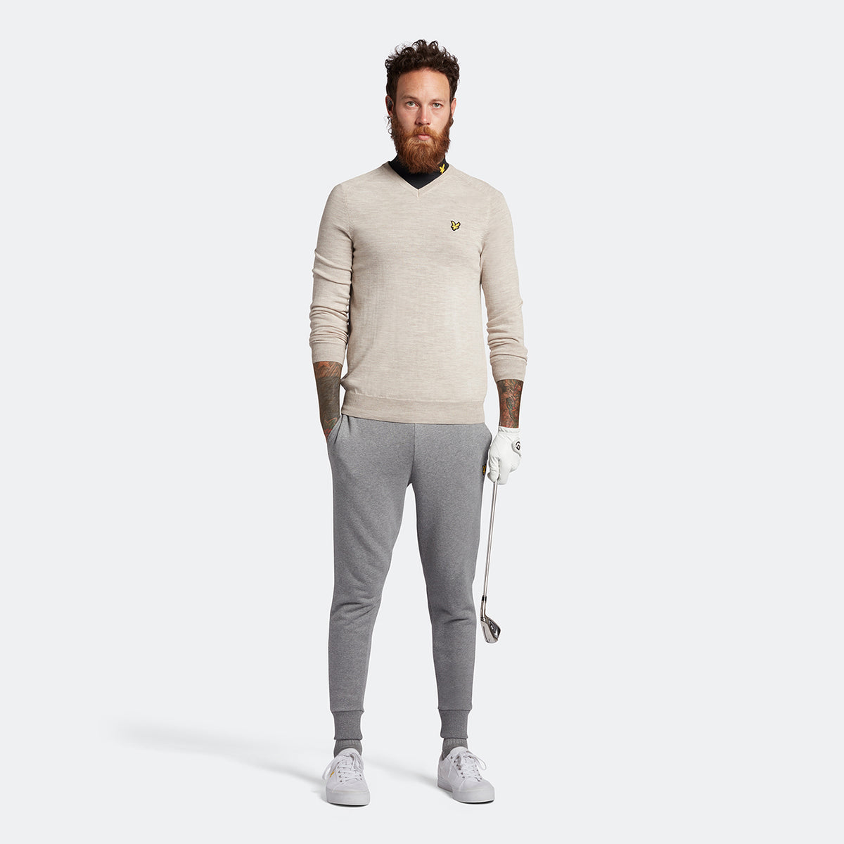 Lyle & Scott Merino gegen Neck - warmer Staubmarmed