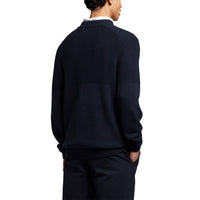 Lyle & Scott Samenstich Mischnackenpullover - Dark Navy