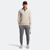 Lyle & Scott Golf Windschutzscheibe 1/2 Zip Midlayer - warmer Staub