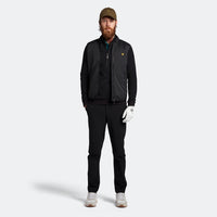 Lyle & Scott Golf Windschutzscheibe 1/2 Zip Midlayer - Jet Black