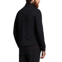 Lyle & Scott Golf Windschutzscheibe 1/2 Zip Midlayer - Jet Black