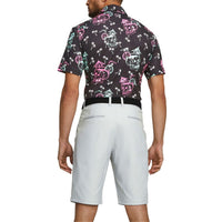 Puma Mattr Tropi -Cool Golf Polo -Hemd - Puma Black/Pink Nebel