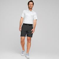 Puma CloudSpun Palmblattgolf Poloshirt - hellweiß/Minty Burst