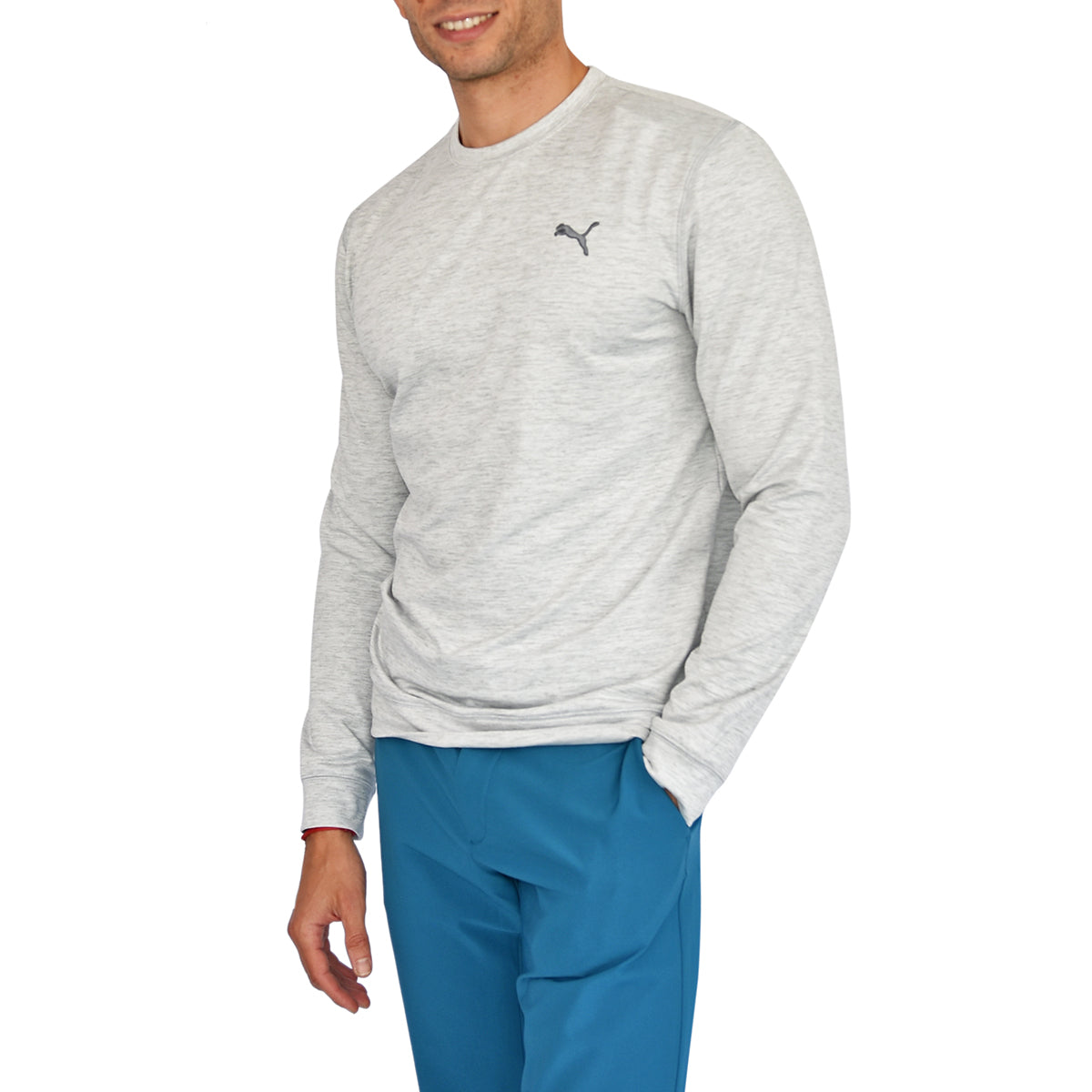 Puma CloudSpun Golf Crewneck - Hochhaus -Heather