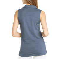 Puma Frauen CloudSpun Coast ärmellose Golf Polo - Abendhimmel Heather