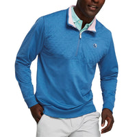 Puma AP CloudSpun Castle Golf Viertelzip - Lake Blue Heather
