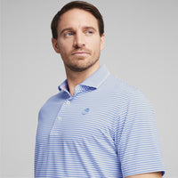 Puma ap Mattr -Traditionen Golf Polo -Hemd - Blauer Himmel/weißer Glühen