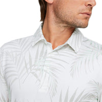 Puma CloudSpun Palmblattgolf Poloshirt - hellweiß/Minty Burst