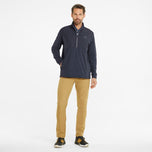 Puma CloudSpun WRMLBL 1/4 ZIP -Golfjacke - Navy Blazer