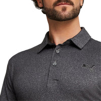 Puma CloudSpun Primär Golf Polo -Hemd - Puma Black