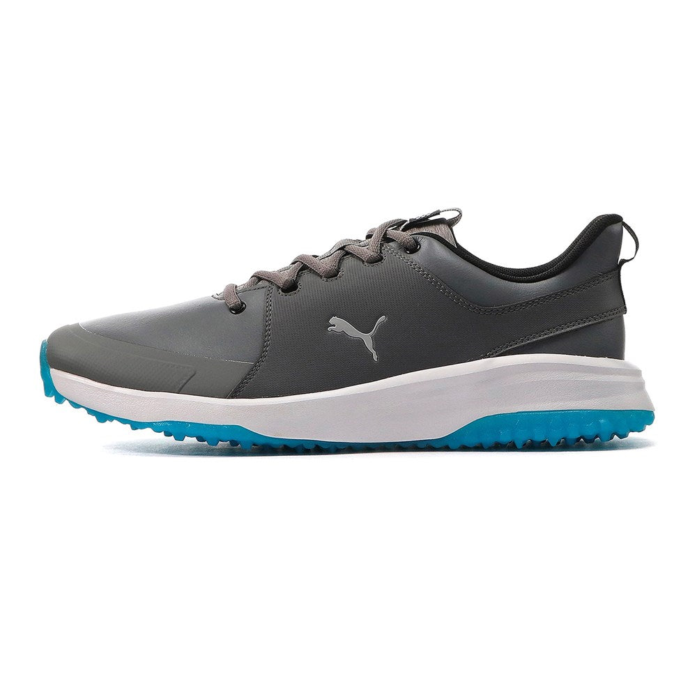 Puma Grip Fusion Pro 3.0 Golfschuhe - ruhiger Schatten/Puma Silber/Ibiza Blau