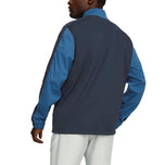 Puma Impuls gewebter Golf 1/4 Reißverschluss - Lake Blue/Navy Blazer