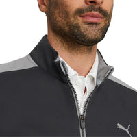Puma Impuls gewebter Golf 1/4 Reißverschluss - Puma Schwarz/Ruhige Schatten