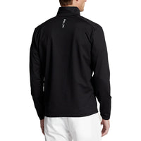 RLX Ralph Lauren Fahrer Luxus -Trikotpullover - Polo Schwarz/ Silber