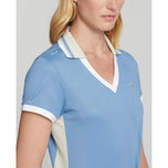 Rlx Ralph Lauren Frauen Tour Pique - Hatteras Blue/Basic Sand