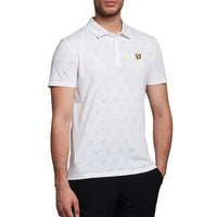 Lyle & Scott Jacquard Polo -Hemd - Weiß