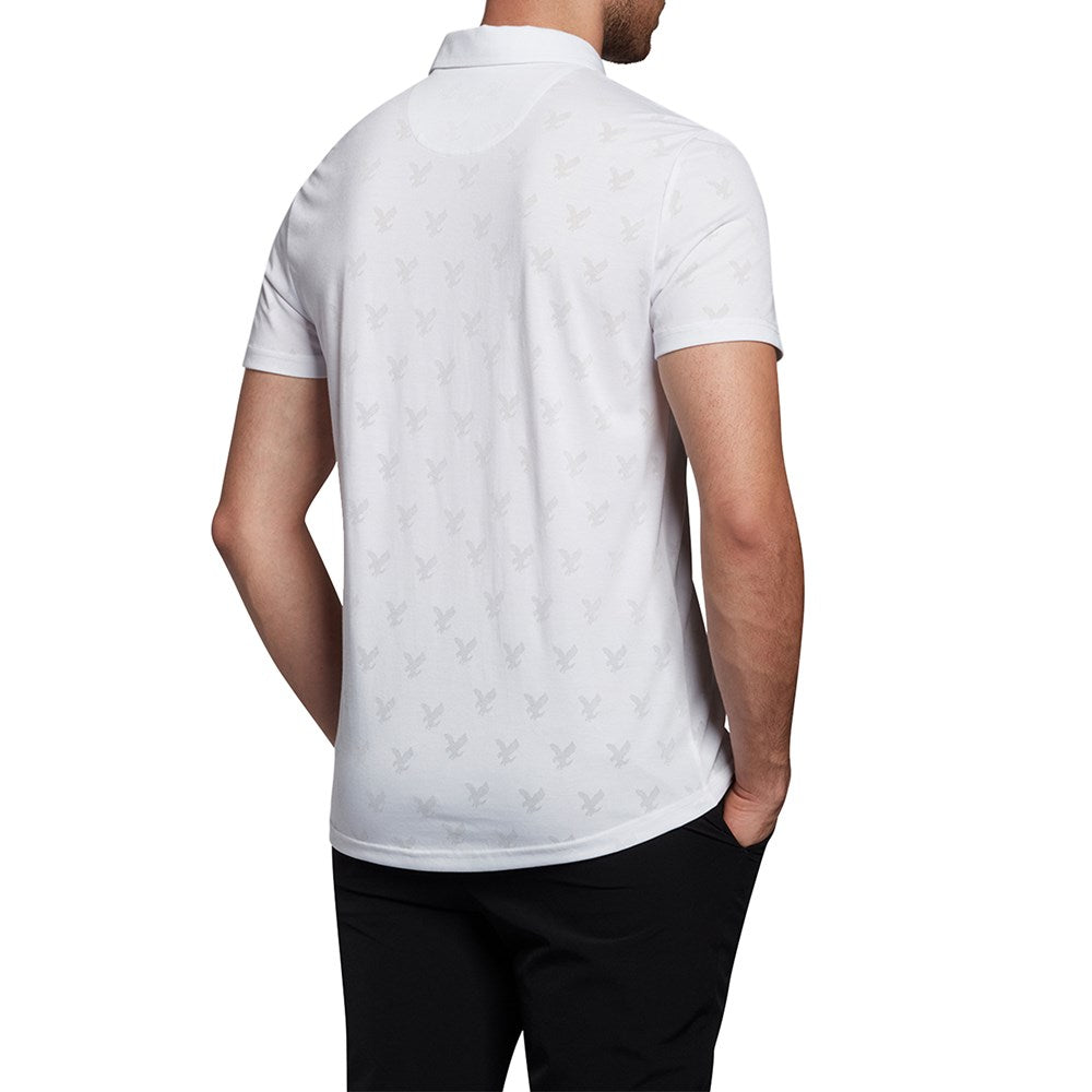 Lyle & Scott Jacquard Polo -Hemd - Weiß
