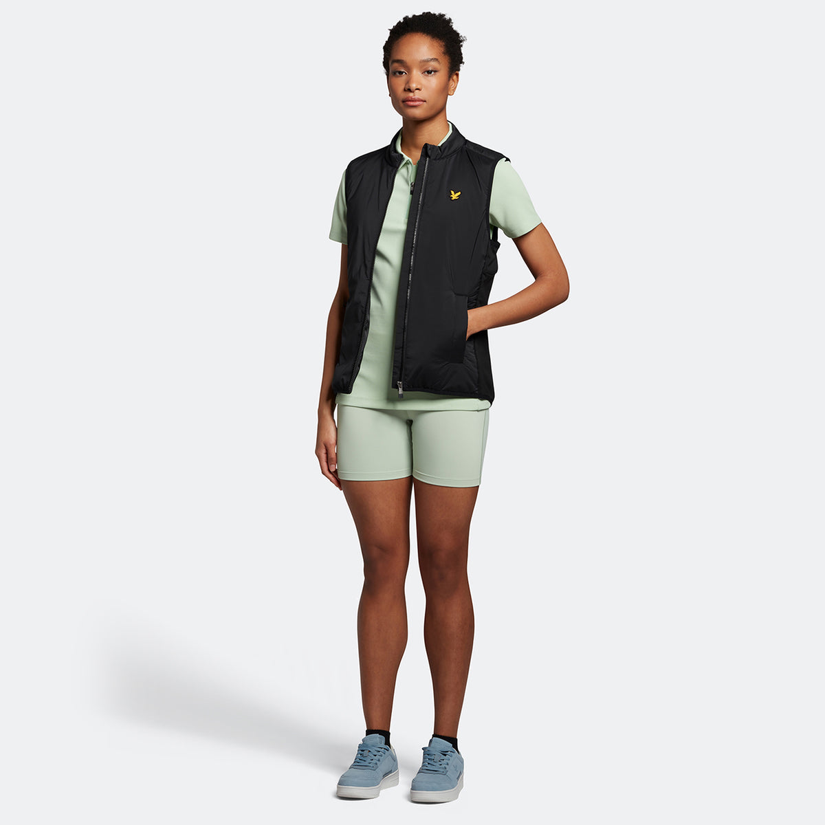 Lyle & Scott Frauen Sue Polo - blasse Blaugrün