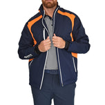 Sunderland Valberg wasserdichte Golfjacke - Marine/Lava/Weiß