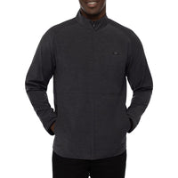 Travis Mathew Ranchero Full Reißverschluss -Golfjacke - Heather Grey Nadelstreifen