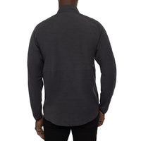 Travis Mathew Ranchero Full Reißverschluss -Golfjacke - Heather Grey Nadelstreifen