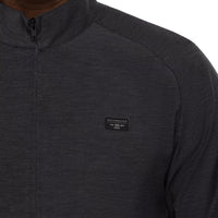 Travis Mathew Ranchero Full Reißverschluss -Golfjacke - Heather Grey Nadelstreifen