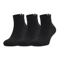 Under Armour Unisex Core Quarter 3 -Pack -Socken - schwarz